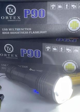 Ліхтарик  військово-тактичний ortex german style cree xhp90 ip67 usb 10000 lumenów 1 км6 фото