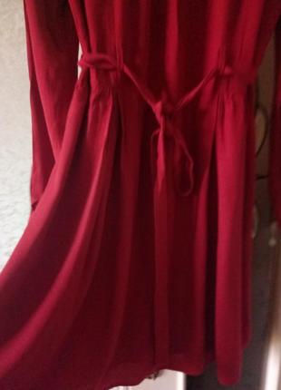 Asos красное платье вискоза3 фото