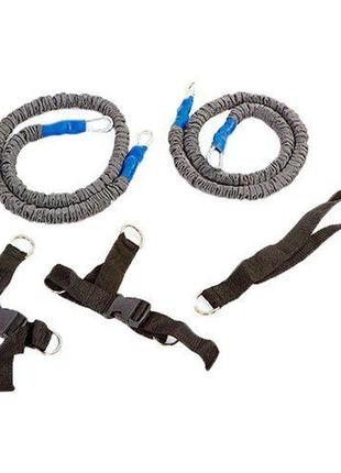 Поводок-амортизатор для ног fb-3121 черно-серый (57429296), no branding