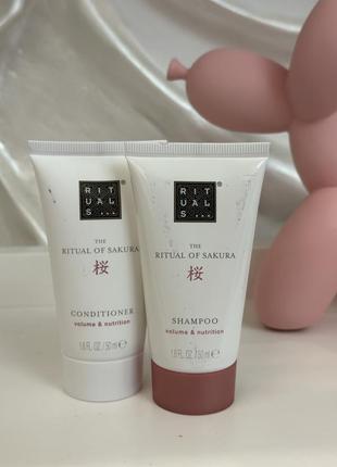 Rituals the ritual of sakura шампунь и кондиционер shampo conditioner