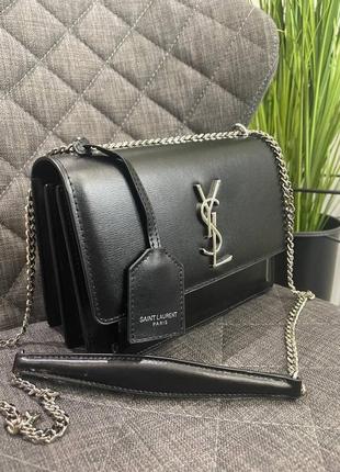 Сумка в стиле yves saint laurent кожа