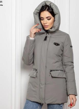 Стильна жіноча куртка 🔥 єврозима, 42-54р5 фото