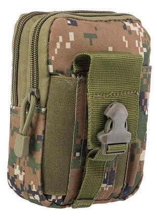 Сумка тактична на пояс zk-5513 камуфляж marpat (59508225), fdso