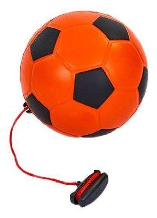 Мяч футбольный тренировочный fb-6884 №5 оранжево-черный (57429338)