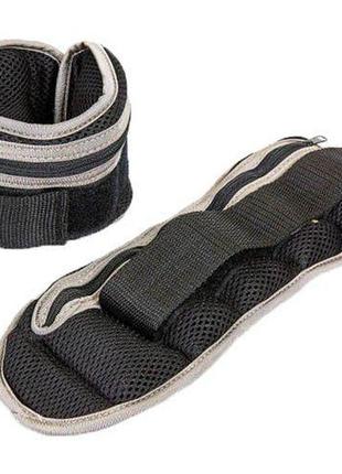 Утяжелители-манжеты для рук и ног fi-7209 1кг (пара) черный (56363079), zelart