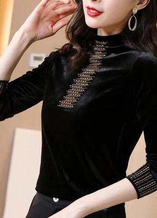 Жіночі кофти зі стразами 4 кольори