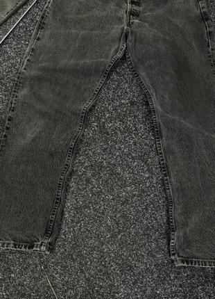 Levi's 508 vintage baggy мужские джинсы серые6 фото