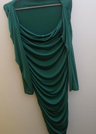 Платье вечернее зеленое платье