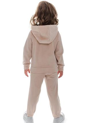Утепленный костюм кади и брин бежевый для девочки suzie 98, 104, 1102 фото
