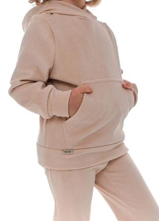 Утепленный костюм кади и брин бежевый для девочки suzie 98, 104, 1103 фото