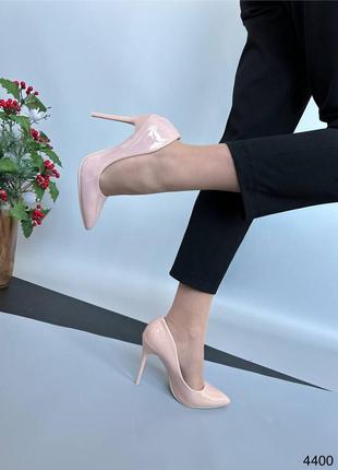 Базовые классические женские нюдовые туфли, огорщина6 фото