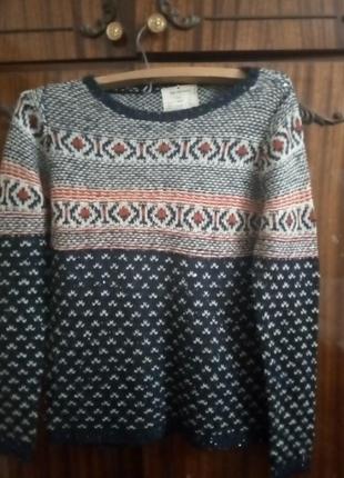 Нарядный женский свитер бренда springfield1 фото