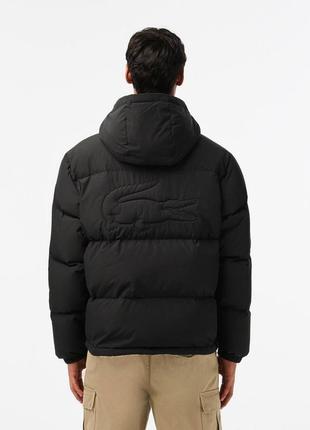 Пуховик lacoste jacket black2 фото