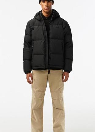Пуховик lacoste jacket black3 фото
