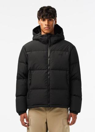 Пуховик lacoste jacket black