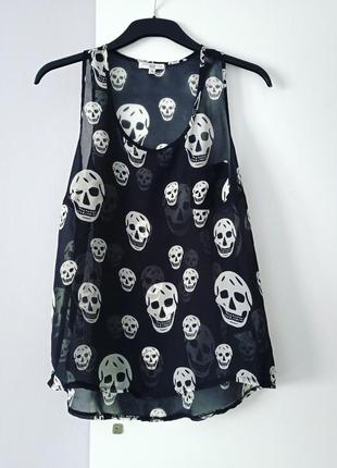 Прозора блуза майка new look