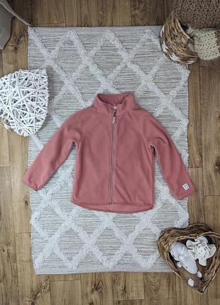 Свитер светер флисовая кофта h&amp;m 2-3 года 98 см на девочку
