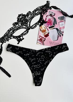 Трусики стринги с принтом созвездия от victoria’s secret pink!