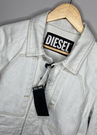 Джинсовая куртка diesel meryl-r jacket s-m(оверсайз)оригинал пиджак дизель3 фото