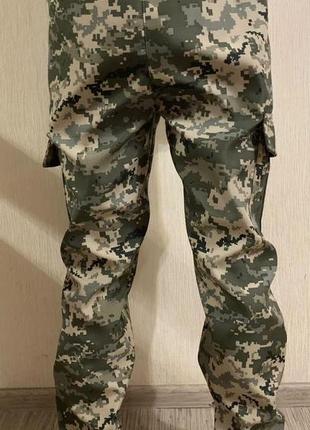 Зимние пиксельные водонепроницаемые военные штаны softshell4 фото