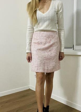 Світла твідова спідниця  warehouse m