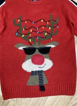 Новогодний детский свитер2 фото