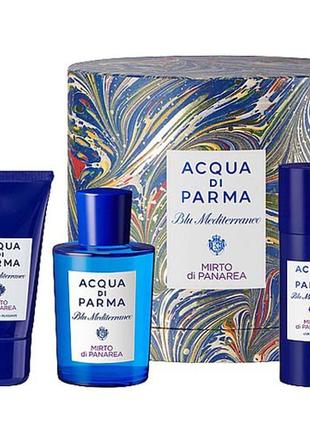 Acqua di parma blu mediterraneo mirto di panarea
набір (edt/75ml + sh/gel/40ml + b/lot/50ml)