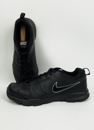 Шкіряні кросівки nike t-lite xi 616544-007 оригінал чорні захищені розмір 451 фото