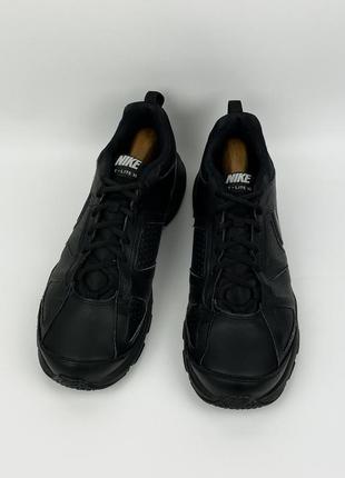 Шкіряні кросівки nike t-lite xi 616544-007 оригінал чорні захищені розмір 454 фото