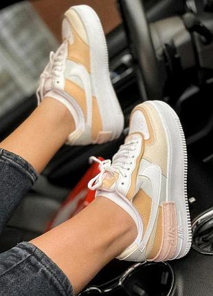 Кроссовки nike air force 1 shadow spruse aura кеды кеди
