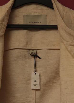Scotch &amp; soda рр 4 m куртка из фактурного хлопка на манер плетений missoni5 фото