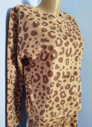 Брендовая теплая флисовая пижамка размера s1 фото