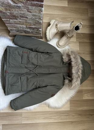 Новая качественная зимняя куртка / парка topolino( нитевичка )10 фото