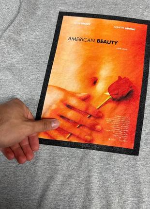 American beaty промо футболка из фильма Красота по американским фильмам Мёрч merch3 фото