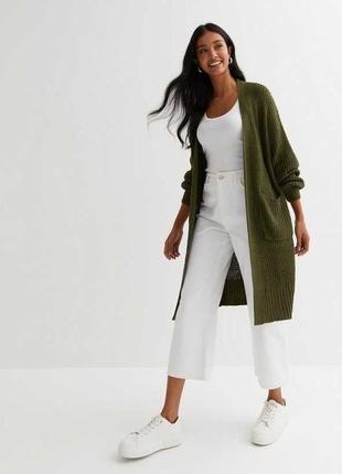 Primavista фірмовий кардиган оливкового кольору