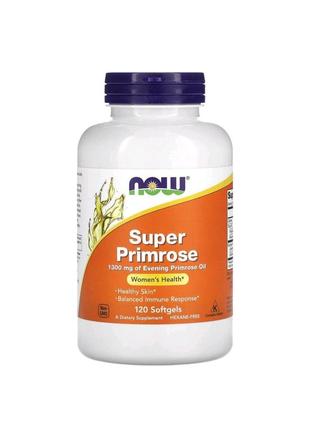 Now foods super primrose, олія примули вечірньої, 1300 мг, 120 капсул