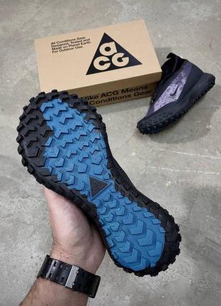 Кроссовки nike acg mountain flyltx black violet6 фото