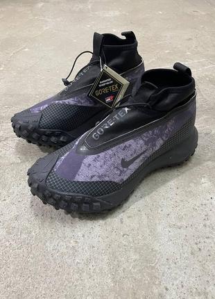 Кроссовки nike acg mountain flyltx black violet3 фото