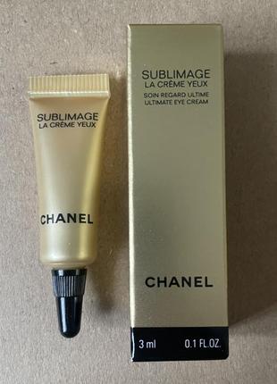 Chanel sublimage la creme yeux крем для кожи вокруг глаз 3ml