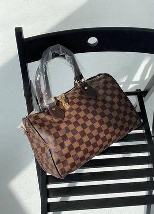 Женская сумка louis vuitton speedy 30 brown1 фото