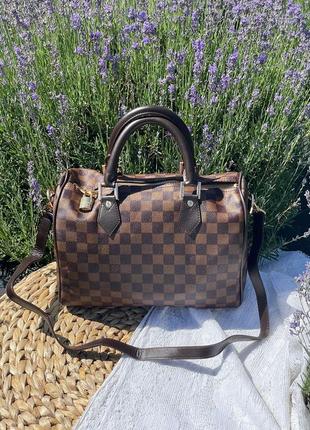 Женская сумка louis vuitton speedy 30 brown8 фото