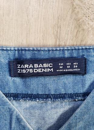 Плаття джинсове zara , плаття-туніка 18-20 р-ру.3 фото