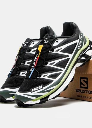 Кросівки чоловічі salomon xt-6 black green