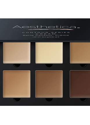 Палетка для контуринга aesthetica cream contour kit кремовая2 фото