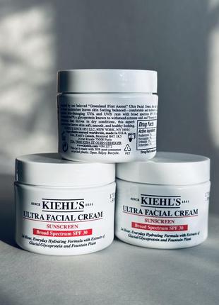 Kiehl's ultra facial cream sunscreen spf 30 сонцезахисний крем с спф3 фото