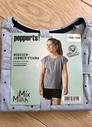 Пижама на лето для маленькой pepperts 122/128
