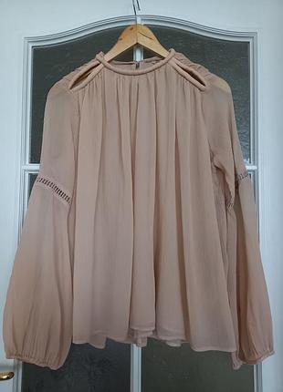 Нарядная праздничная блуза от h&amp;m m-l