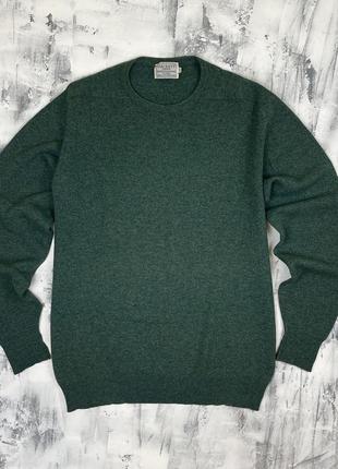 Hackett london xl size wool sweater вовяний светр made in britan