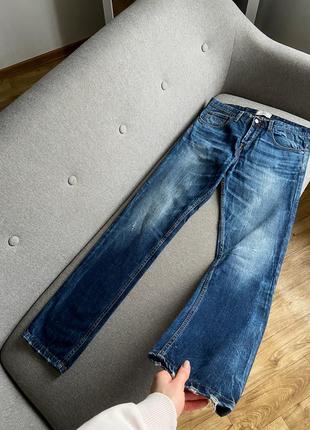 Мужские синие джинсы8 фото