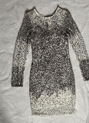Сукня плаття з паєтками2 фото